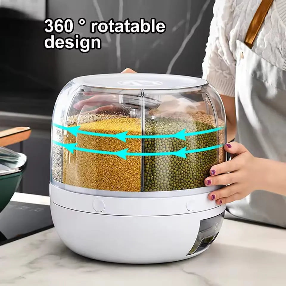 360° Rotating Rice Dispenser