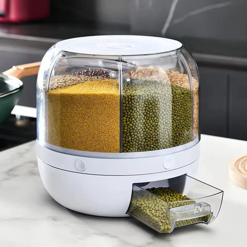 360° Rotating Rice Dispenser