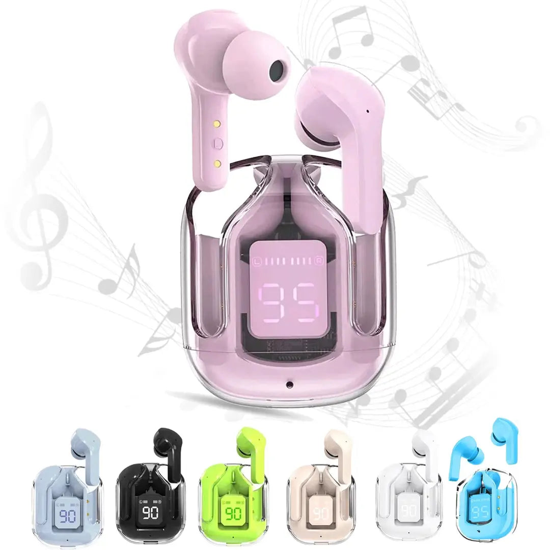 Air31 TWS Wireless Earbuds |Transparent Case|Touch Control|Bluetooth Earphones
