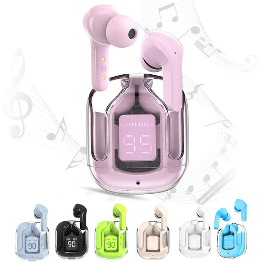 Air31 TWS Wireless Earbuds |Transparent Case|Touch Control|Bluetooth Earphones