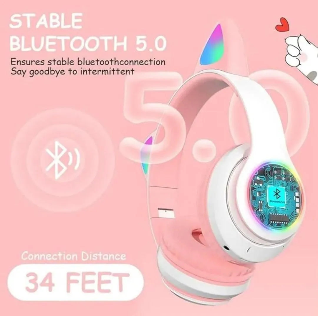 Rgb Cat Bluetooth Headphones