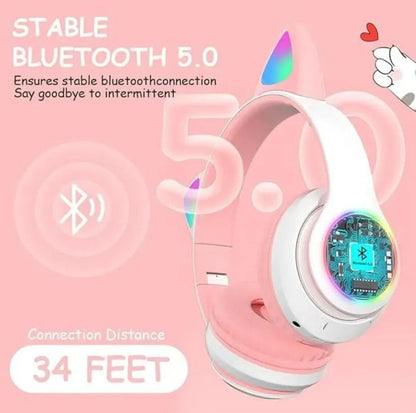 Rgb Cat Bluetooth Headphones