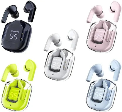 Air31 TWS Wireless Earbuds |Transparent Case|Touch Control|Bluetooth Earphones