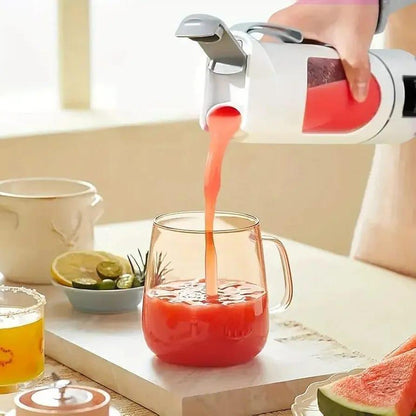 Portable rechargeable electric juicer blender