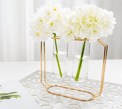 Modern glass vase set