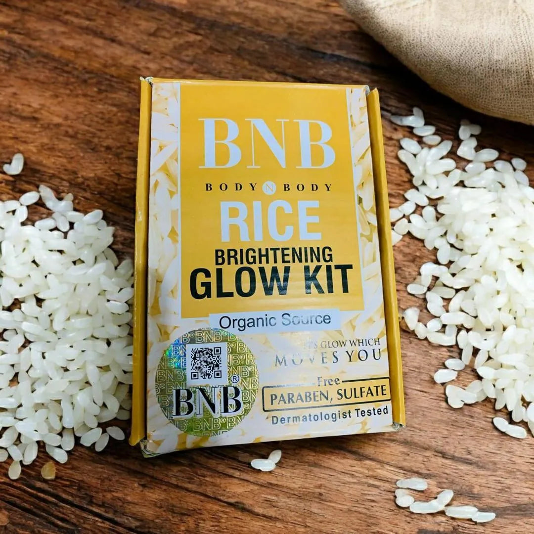 BNG rice glow 3-in-1 skin care bundle