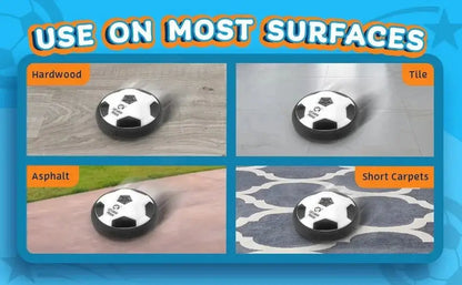 Smooth indoor play hover ball